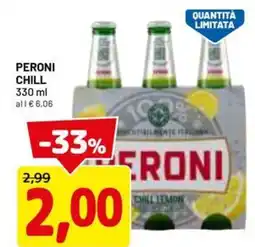 DPiù Peroni chill offerta