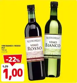 DPiù Vino bianco / rosso pet offerta