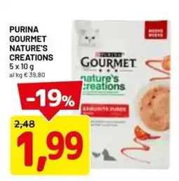 DPiù Purina gourmet nature's creations offerta