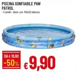 Galassia Piscina gonfiabile paw patrol offerta