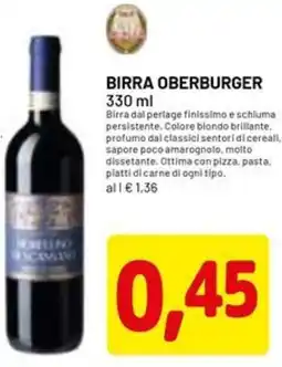 DPiù Birra oberburger offerta