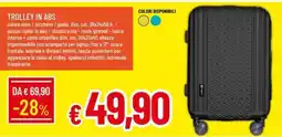 Galassia Trolley in abs offerta