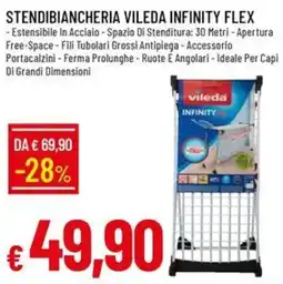 Galassia Stendibiancheria vileda infinity flex offerta