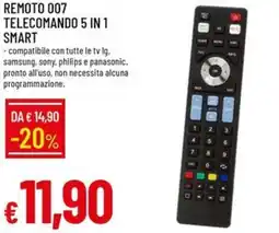 Galassia Remoto 007 telecomando 5 in 1 smart offerta