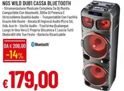 Galassia NGS wild dub1 cassa bluetooth offerta