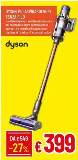 Galassia DYSON V10 Aspirapolvere senza filo offerta