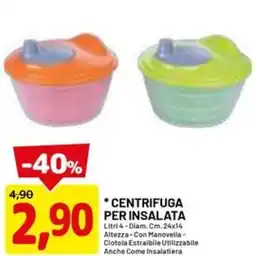 DPiù CENTRIFUGA PER INSALATA offerta