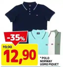 DPiù Polo norway uomo piquet offerta