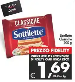 Deco Supermercati Sottilette Classiche offerta