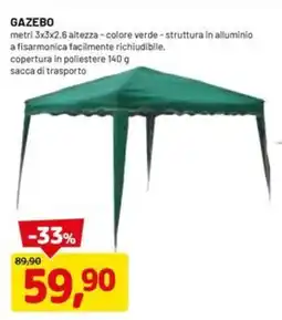 DPiù GAZEBO offerta