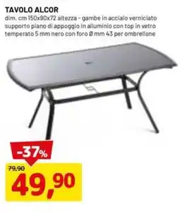 DPiù TAVOLO ALCOR offerta