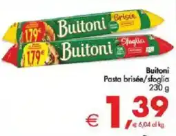 Deco Supermercati Buitoni Pasta brisée/sfoglia offerta