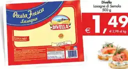 Deco Supermercati Divella Lasagne di Semola offerta