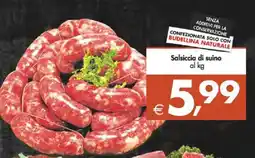 Deco Supermercati Salsiccia di suino offerta