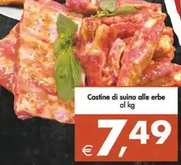 Deco Supermercati Costine di suino alle erbe offerta