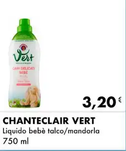 Iper Tosano CHANTECLAIR VERT Liquido bebè talco/mandorla offerta