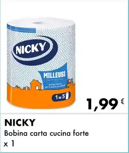 Iper Tosano NICKY Bobina carta cucina forte offerta