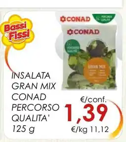 Conad INSALATA GRAN MIX CONAD PERCORSO QUALITÀ offerta