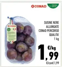 Conad SUSINE NERE ALLUNGATE CONAD PERCORSO QUALITA' offerta