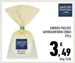 Conad Burrata Pugliese Sapori&Dintorni Conad offerta