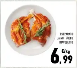 Conad PREPARATO DA NOI POLLO DIAVOLETTO offerta