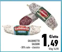 Conad GALBANETTO GALBANI offerta
