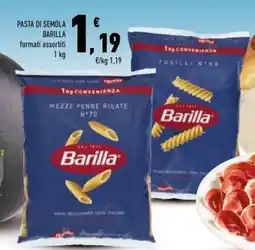 Conad PASTA DI SEMOLA BARILLA offerta