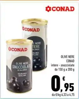 Conad OLIVE NERE CONAD offerta
