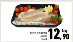 Conad FILETTO DI PLATESSA offerta