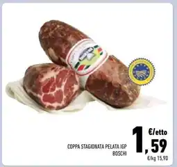 Conad COPPA STAGIONATA PELATA IGP BOSCHI offerta
