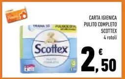 Conad Carta Igienica Pulito Completo Scottex offerta