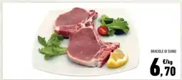 Conad Braciole di suino offerta