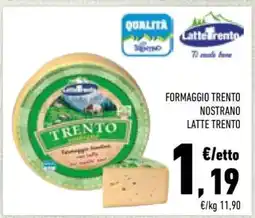 Conad FORMAGGIO TRENTO NOSTRANO LATTE TRENTO offerta