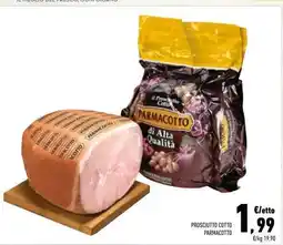 Conad Prosciutto Cotto Parmacotto offerta
