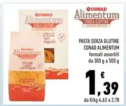 Conad PASTA SENZA GLUTINE CONAD ALIMENTUM offerta