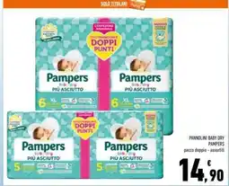 Conad Pannolini Baby Dry Pampers offerta