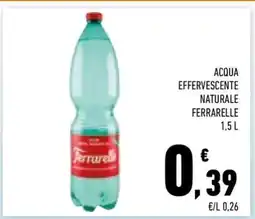 Conad Acqua Effervescente Naturale Ferrarelle offerta
