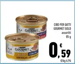 Conad CIBO PER GATTI GOURMET GOLD offerta