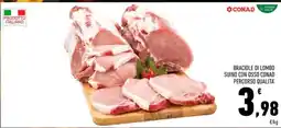 Conad BRACIOLE DI LOMBO SUINO CON OSSO CONAD PERCORSO QUALITÀ offerta