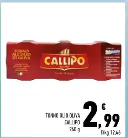Conad TONNO OLIO OLIVA CALLIPO offerta