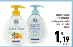 Conad Sapone Liquido Fresh & Clean offerta