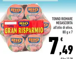 Conad TONNO RIOMARE MEGASCORTA offerta