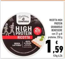 Conad RICOTTA HIGH PROTEIN GRANAROLO BENESSERE offerta