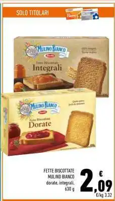 Conad Fette Biscottate Mulino Bianco offerta