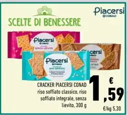 Conad CRACKER PIACERSI CONAD offerta