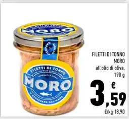 Conad FILETTI DI TONNO MORO offerta