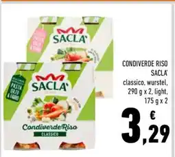 Conad CONDIVERDE RISO SACLA' offerta