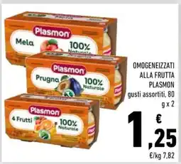 Conad Omogeneizzati alla frutta PLASMON offerta