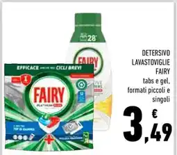 Conad DETERSIVO LAVASTOVIGLIE FAIRY offerta
