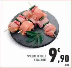 Conad SPIEDINI DI POLLO E TACCHINO offerta